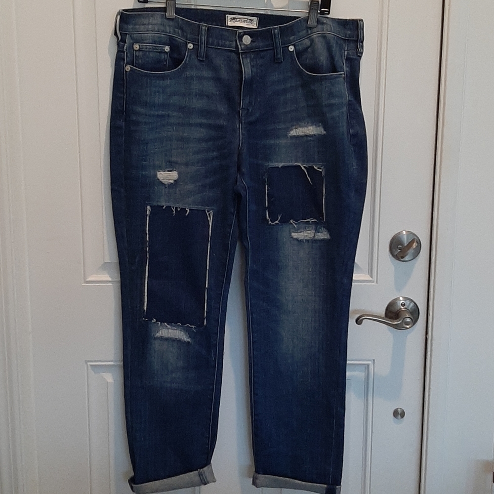 NWT Madewell Patched Jeans